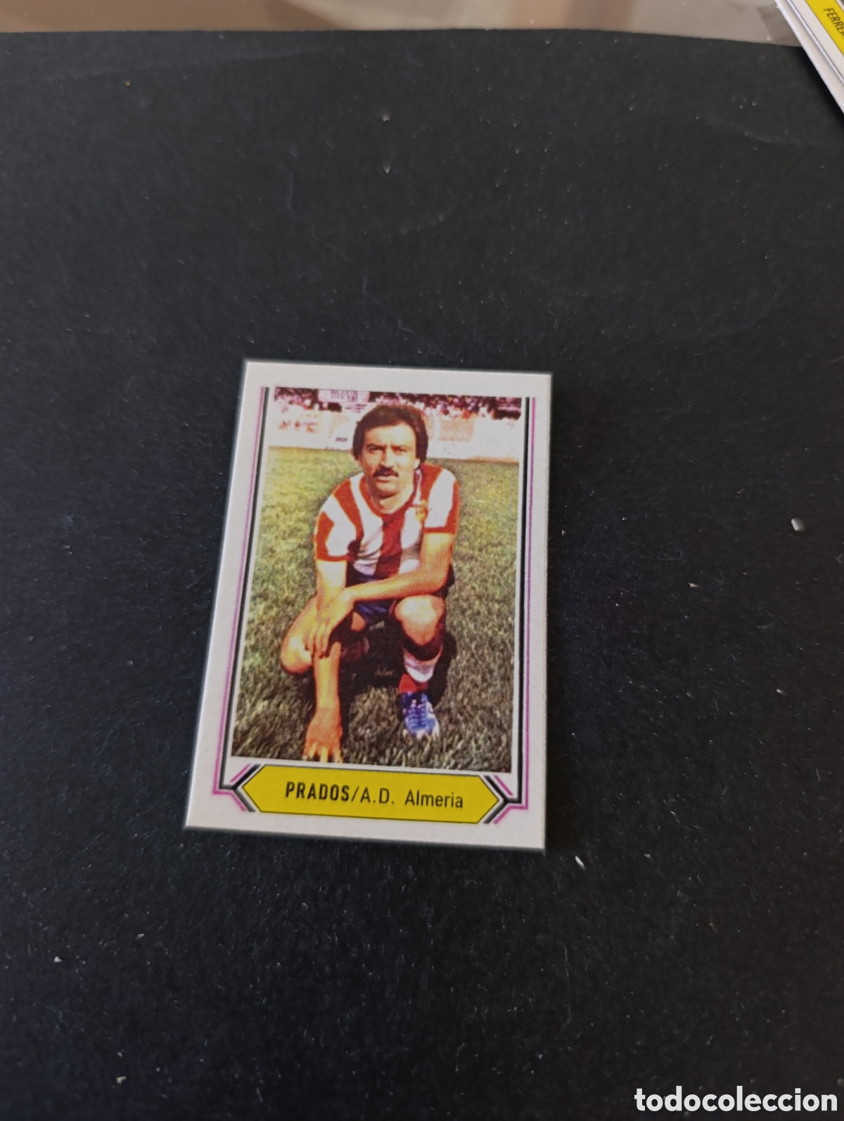 Cromos de f&uacute;tbol: Cromo Prados Almer&iacute;a Liga Este 80 81, ampliaci&oacute;n de la colecci&oacute;n.