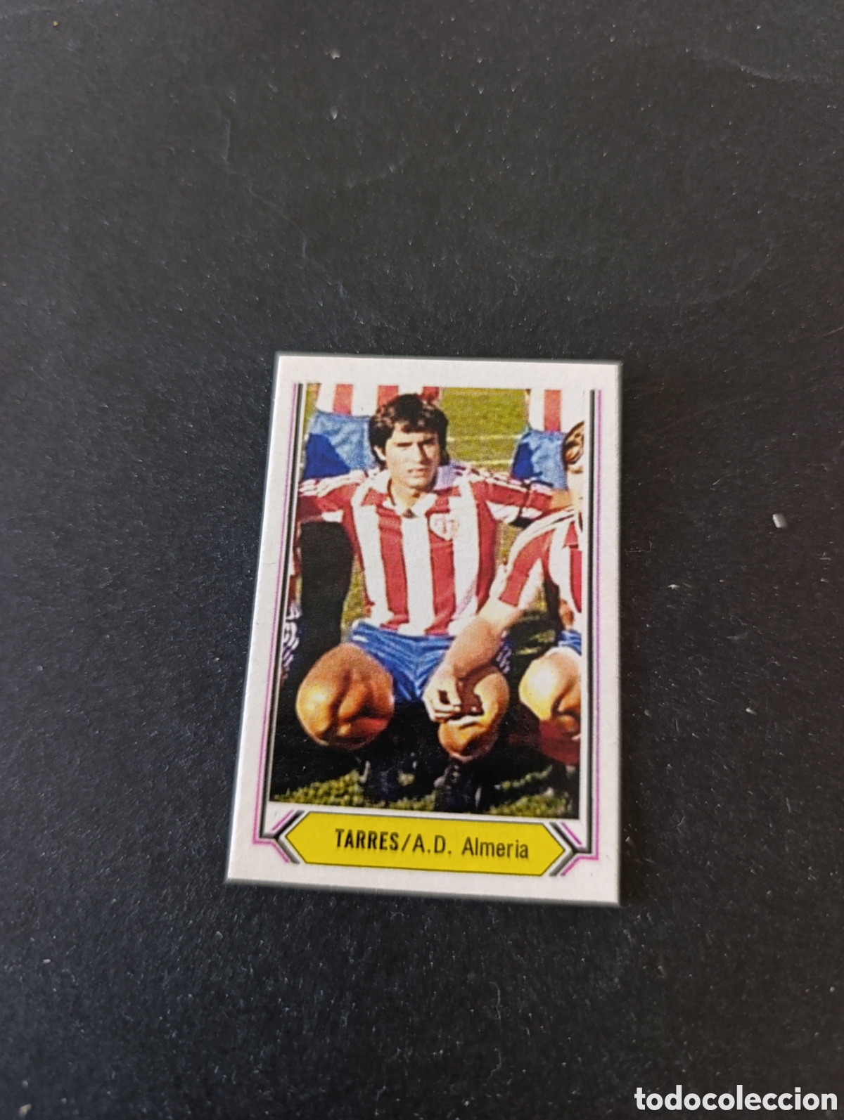 Cromos de f&uacute;tbol: Cromo Tarres Almer&iacute;a Liga Este 80 81, ampliaci&oacute;n de la colecci&oacute;n.