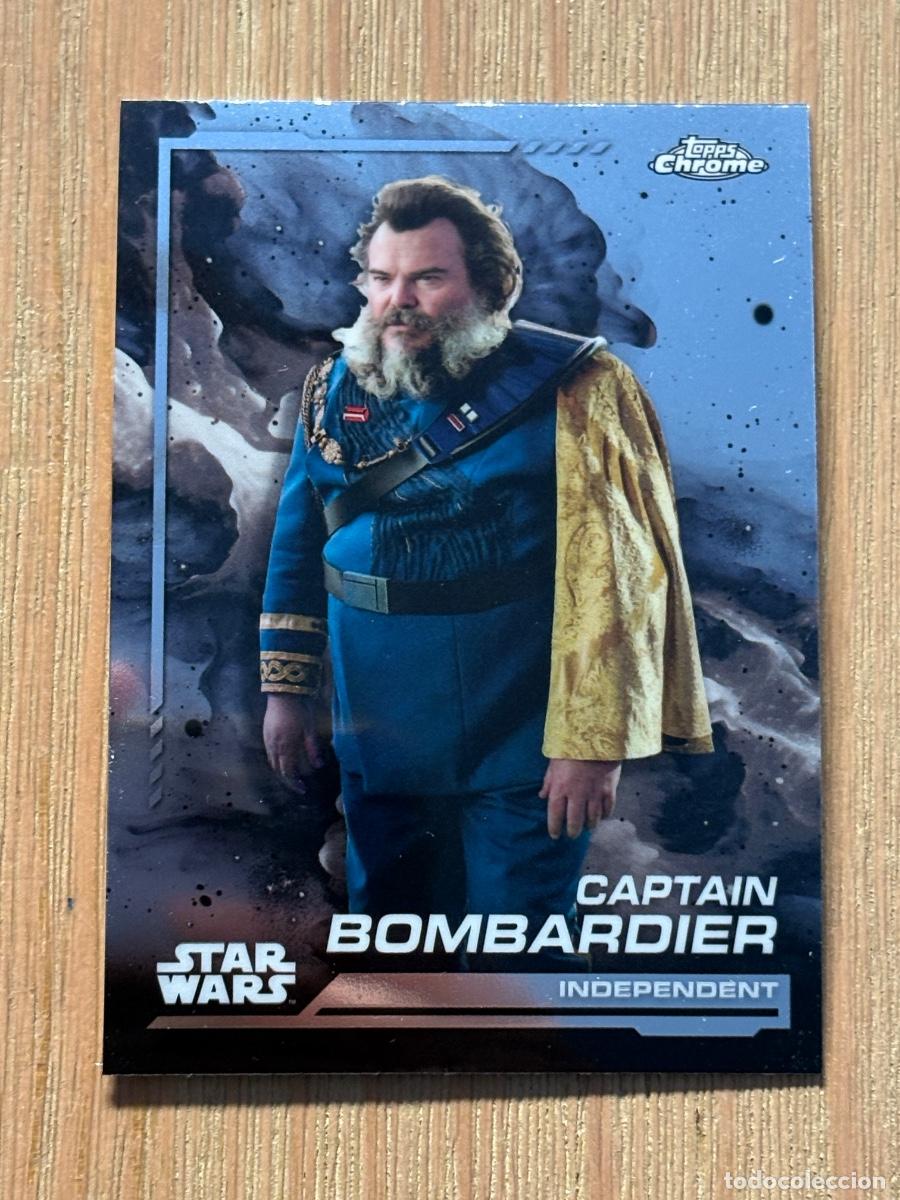 Cromos de f&uacute;tbol: 44. CROMO TOPPS CHROME STAR WARS 2024 INDEPENDENT CAPTAIN BOMBARDIER N 54