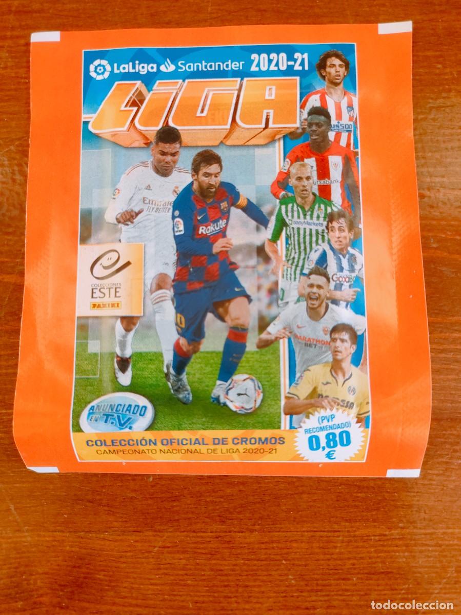 Cromos de f&uacute;tbol: SOBRE ESTE 20 21 SIN ABRIR CON MESSI