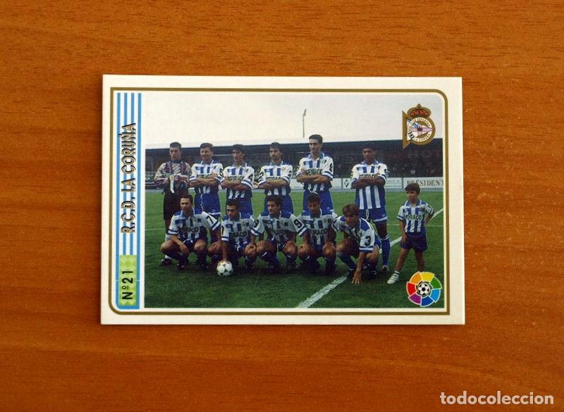 Cromos de f&uacute;tbol: Deportivo La Coru&ntilde;a -N&ordm; 21 Alineaci&oacute;n -Mundicromo Las Fichas de la Liga de F&uacute;tbol 1994-1995-94-95