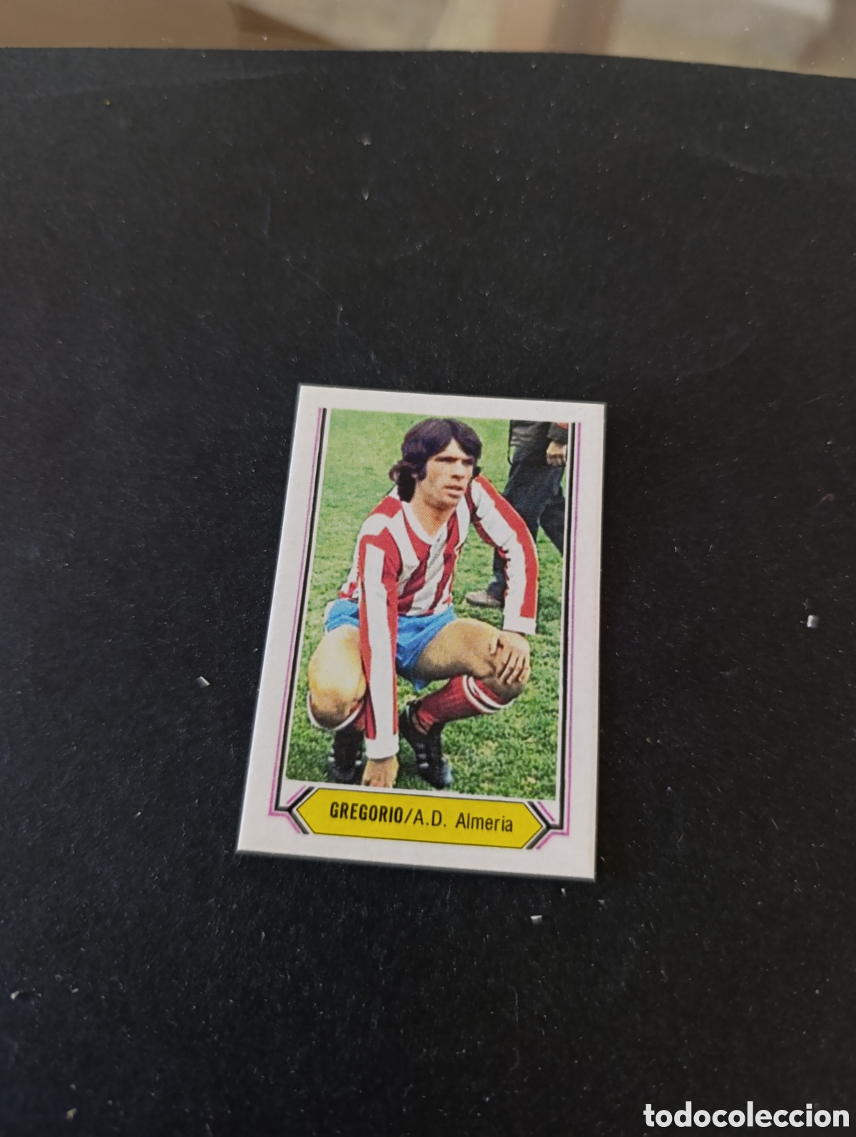 Cromos de f&uacute;tbol: Cromo Gregorio Almer&iacute;a Liga Este 80 81, ampliaci&oacute;n de la colecci&oacute;n.