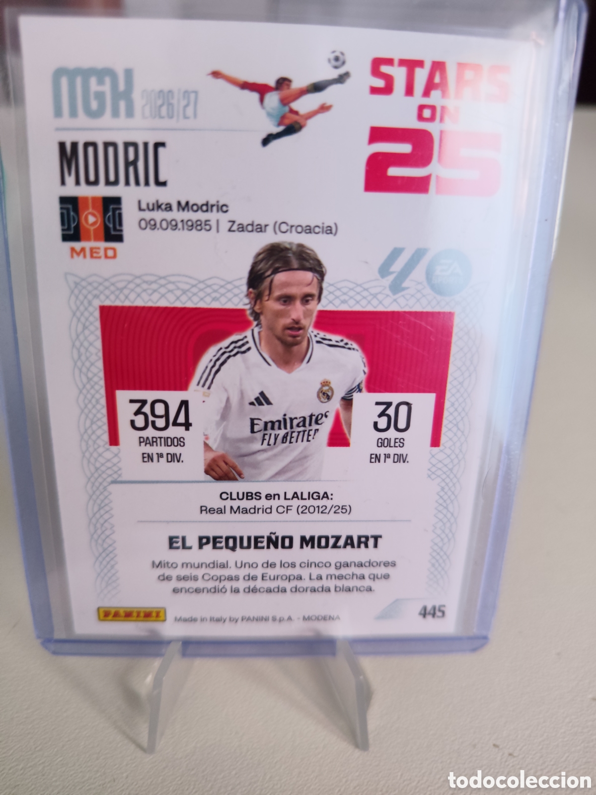 Cromos de f&uacute;tbol: Luka Modric Real Madrid - Foto 2