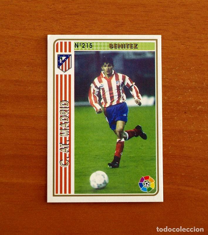 Cromos de f&uacute;tbol: Atl&eacute;tico de Madrid -N&ordm; 215 Benitez -Mundicromo Las Fichas de la Liga 1994-1995-94-95