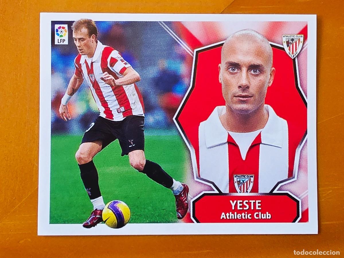 Cromos de f&uacute;tbol: Fran Yeste, Athletic Club de Bilbao, Panini Ediciones Liga Este 2008 2009 08 09, sin pegar