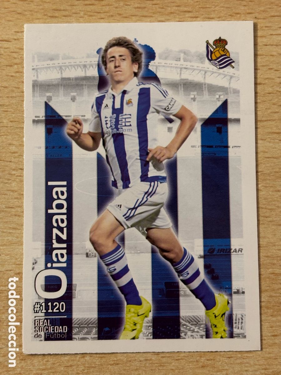 Cromos de f&uacute;tbol: # 1120 Oiarzabal rookie card Real Sociedad 2015-16 Mundicromo nuevo de sobre. Oyarzabal Perfecto.