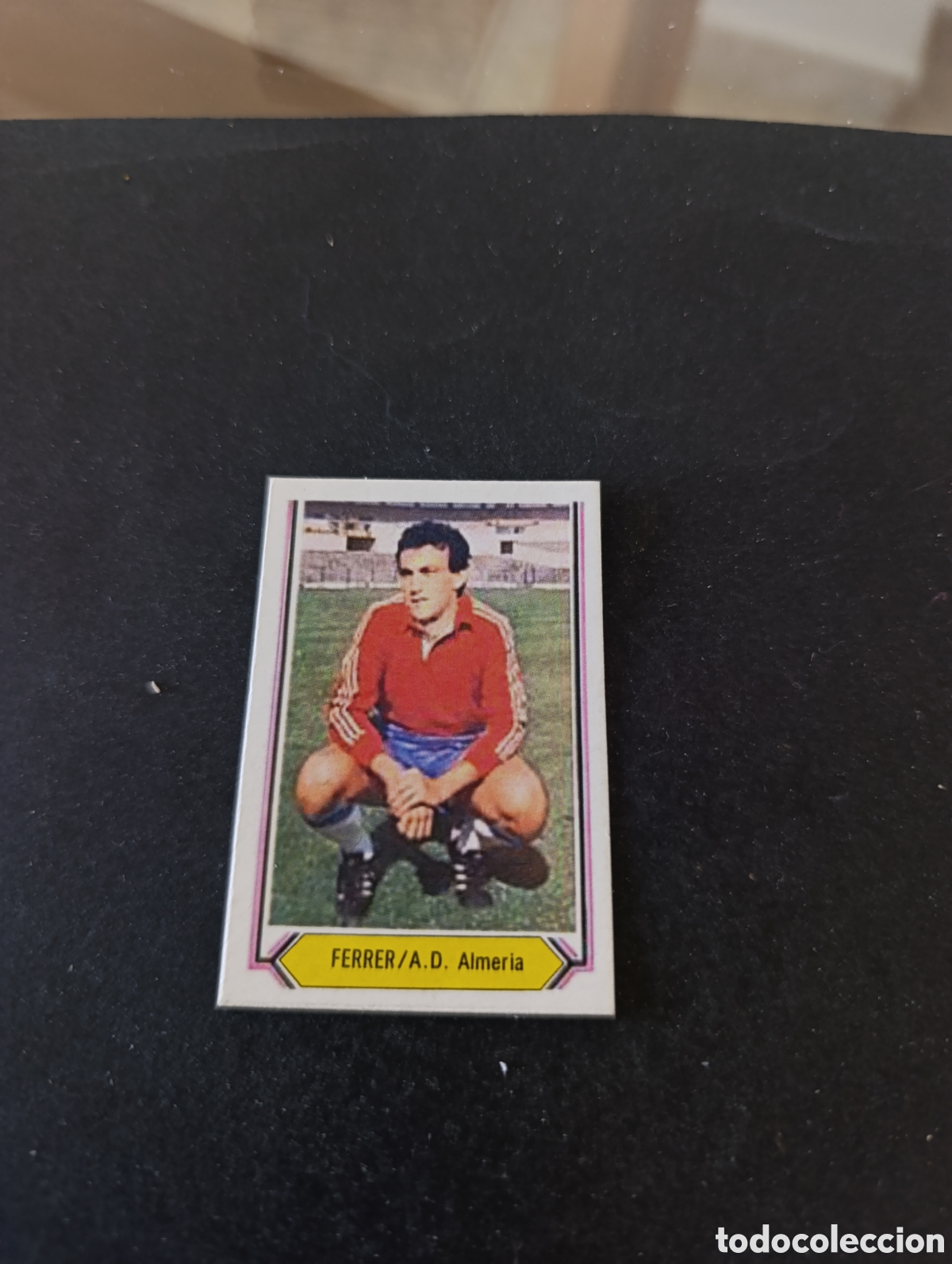 Cromos de f&uacute;tbol: Cromo Ferrer Almer&iacute;a Liga Este 80 81, ampliaci&oacute;n de la colecci&oacute;n.