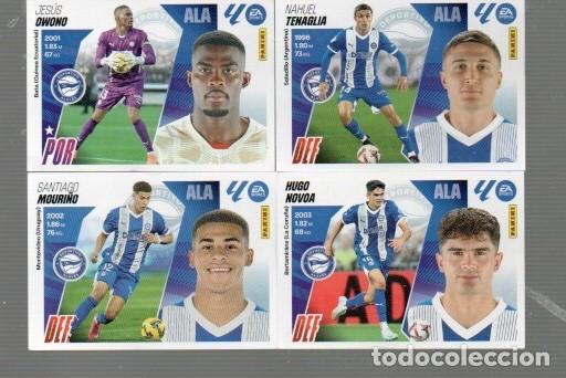 Cromos de f&uacute;tbol: CUATRO CRONO DE LIGA DEL A&Ntilde;O 2025 / 26 DR D. ALAV&Eacute;S MOURI&Ntilde;O EDITO ESTE Y PANINI