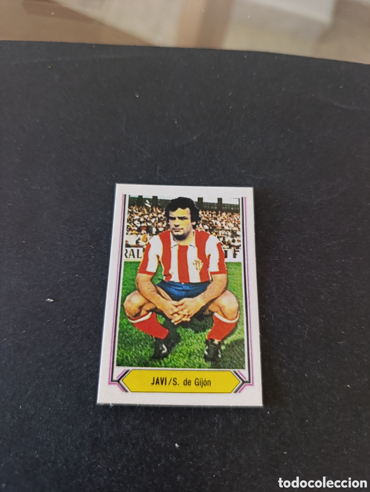 Cromos de Futebol: Cromo Javi Sporting Gij&oacute;n Liga Este 80 81, ampliaci&oacute;n de la colecci&oacute;n.