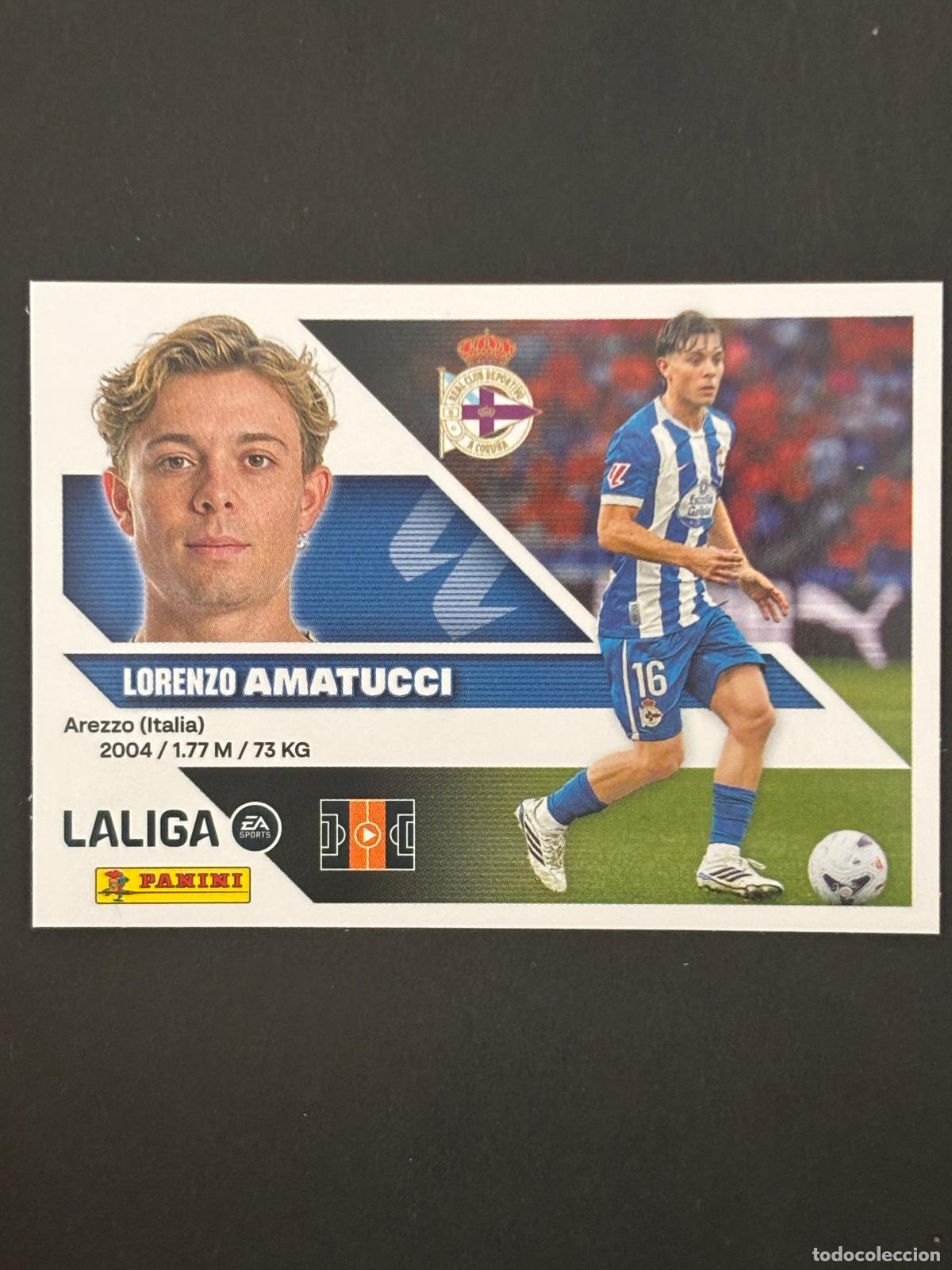 Figurine di Calcio: UF22 AMATUCCI &Uacute;LTIMOS FICHAJES 3&ordf; EDICI&Oacute;N LIGA ESTE 26-27 2026-2027 PANINI LALIGA