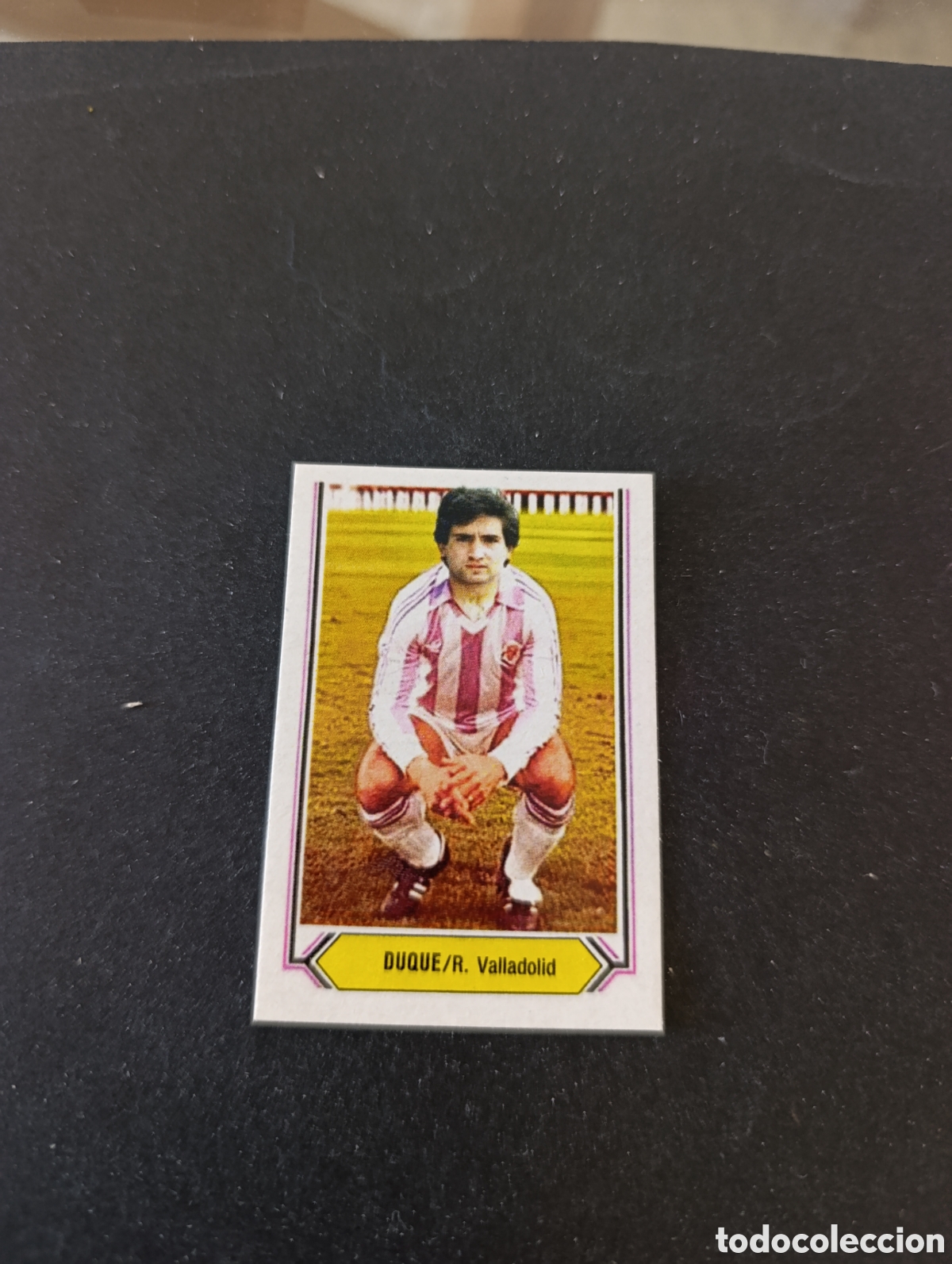 Cromos de f&uacute;tbol: Cromo Duque Valladolid Liga Este 80 81, ampliaci&oacute;n de la colecci&oacute;n.