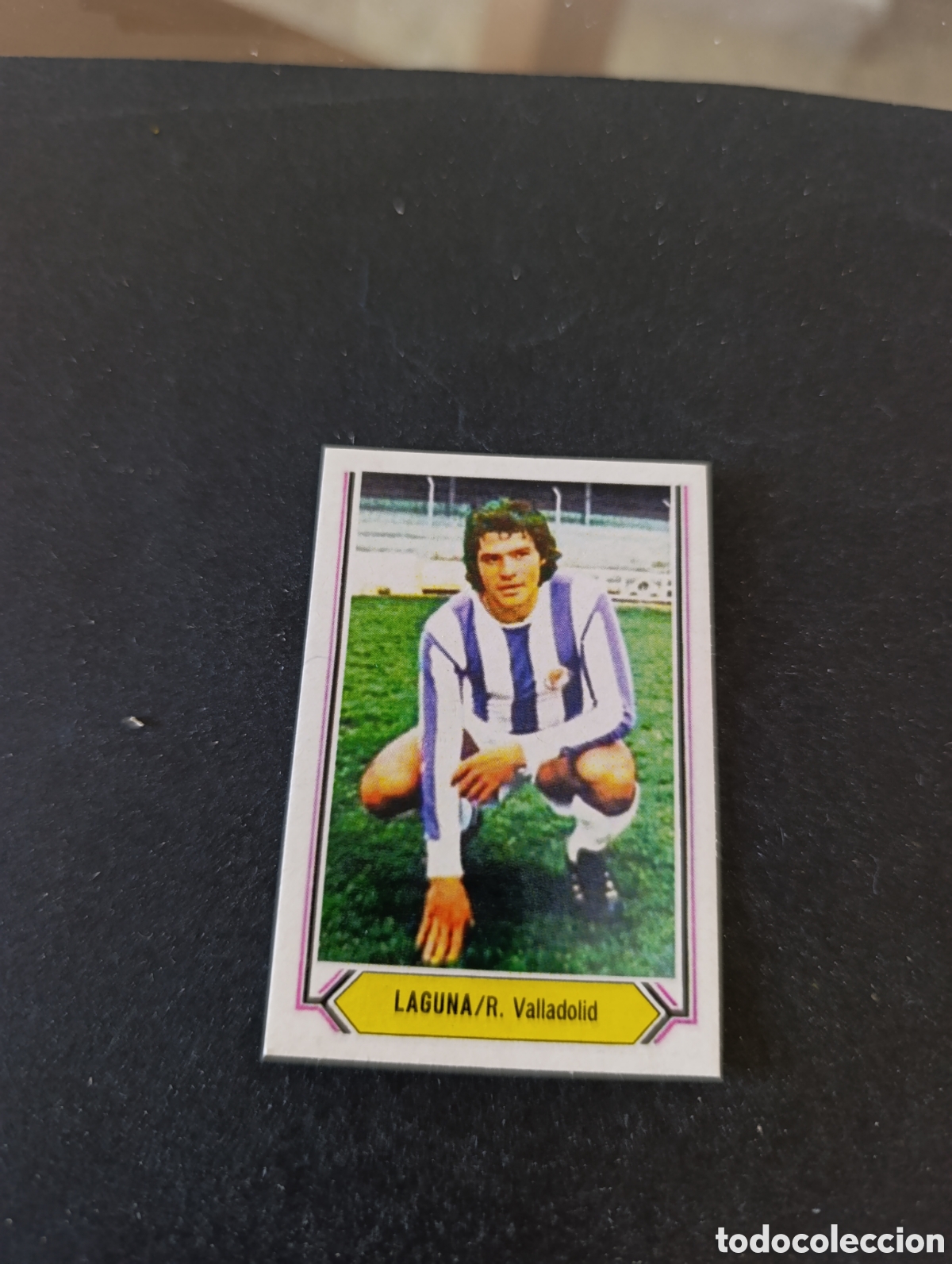 Cromos de f&uacute;tbol: Cromo Laguna Valladolid Liga Este 80 81, ampliaci&oacute;n de la colecci&oacute;n.