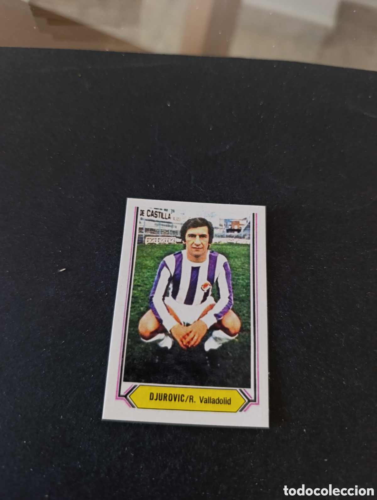 Cromos de f&uacute;tbol: Cromo Djurovic Valladolid Liga Este 80 81, ampliaci&oacute;n de la colecci&oacute;n.