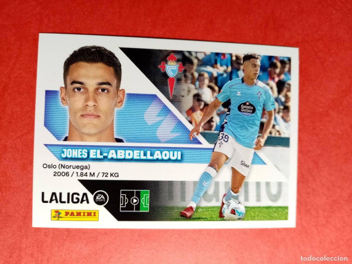 Cromos de f&uacute;tbol: N&ordm; 18 B 18B JONES EL-ABDELLAQUI, RC CELTA, LIGA ESTE 2026 2027 26 27 PANINI