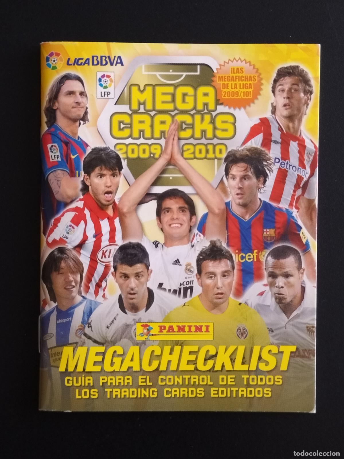 Cromos de f&uacute;tbol: MEGACHECKLIST CHECK LIST LISTA INDICE EQUIPOS CROMOS ALBUM MEGACRACKS LIGA FUTBOL 2009 2010 09 10