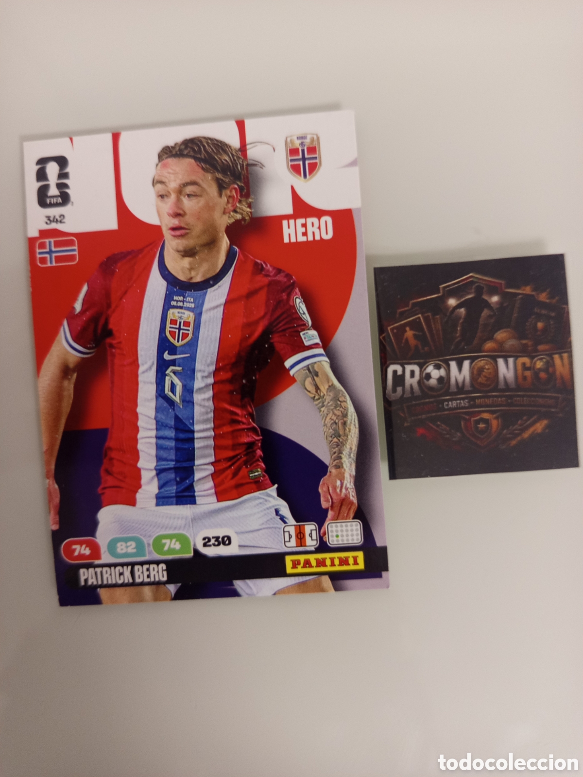 Cromos de f&uacute;tbol: ❇️ CROMO ⚽ 342.- PATRICK BERG (NORUEGA) ADRENALYN XL MUNDIAL 2026 (PANINI) ❇️