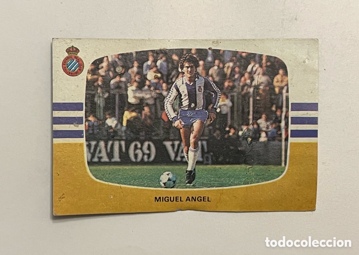 Cromos de f&uacute;tbol: R.C.D. ESPA&Ntilde;OL, MIGUEL ANGEL, CROMOS CANO. CAMPEONATO LIGA 84 85 - 1984 1985