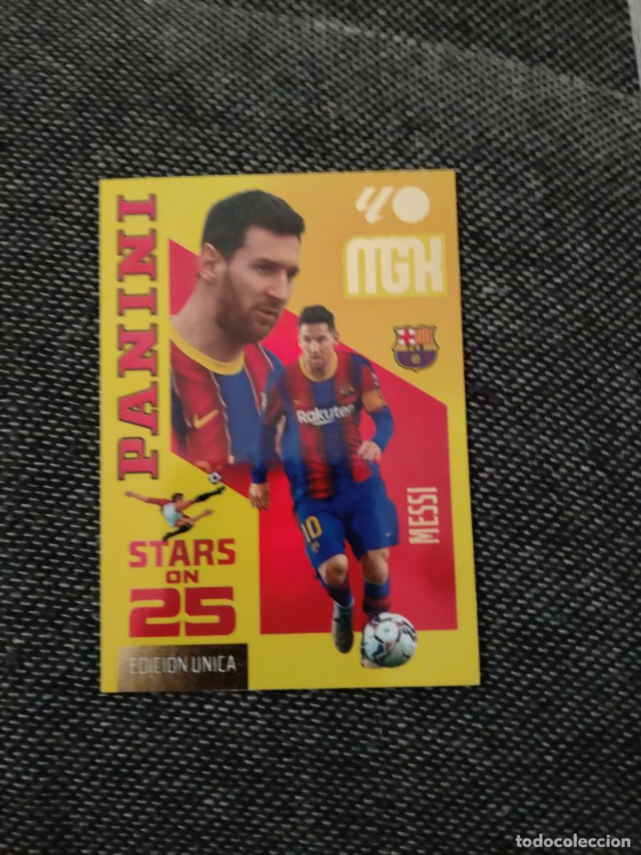 Cromos de f&uacute;tbol: 440 Messi FC Barcelona Panini stars on 25 megacracks 2026-27