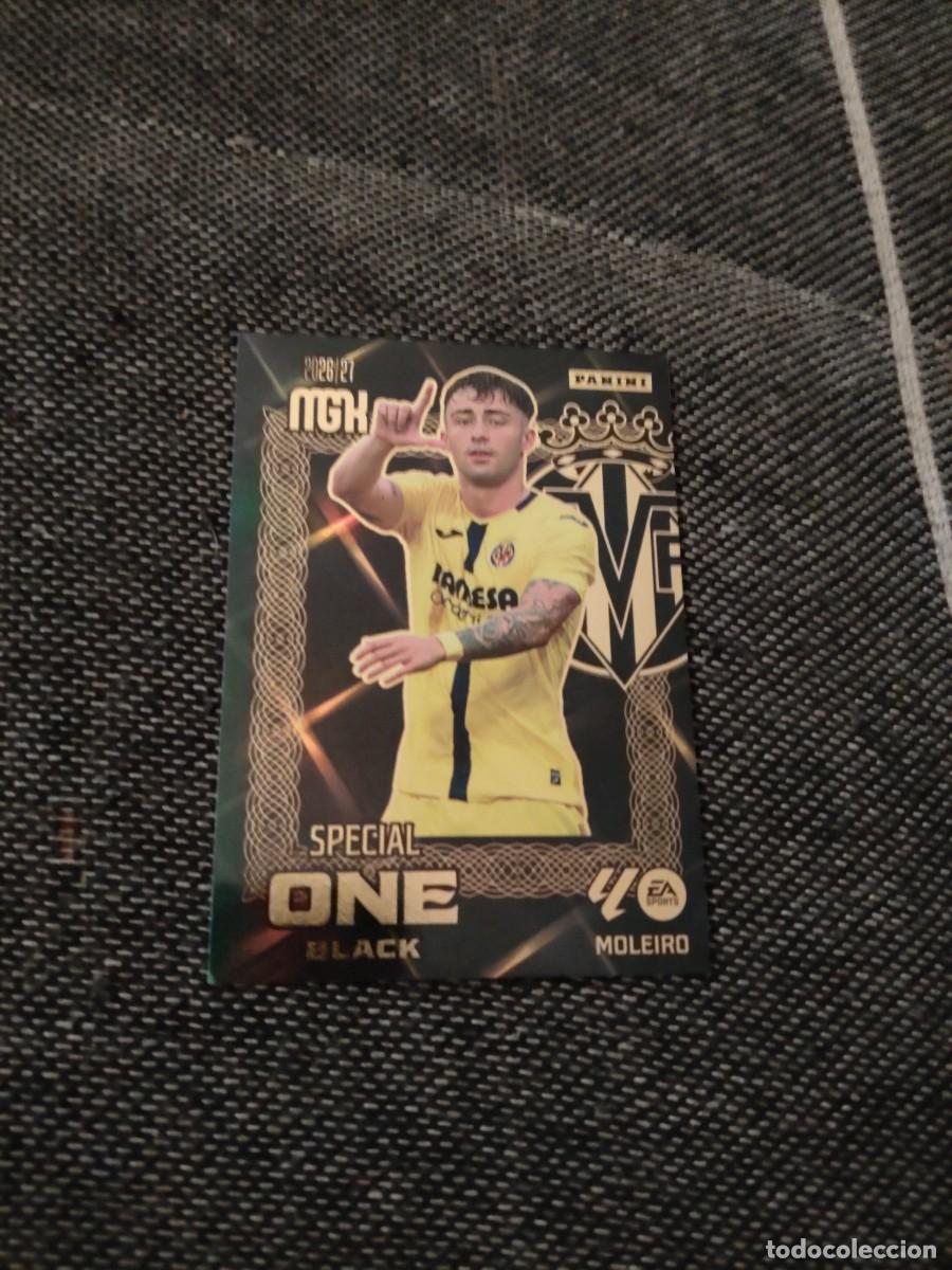 Cromos de f&uacute;tbol: Moleiro Villarreal special one black megacracks 2026-27