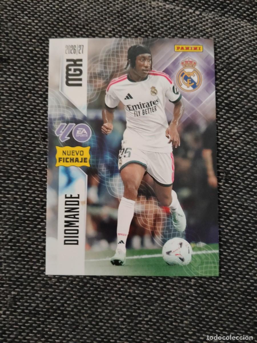 Cromos de f&uacute;tbol: 478 diomande real Madrid nuevo fichaje megacracks 2026-27