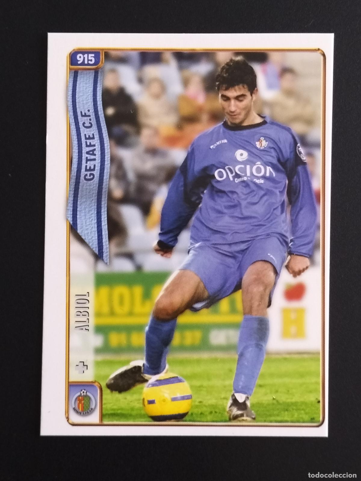 Cromos de f&uacute;tbol: FICHAJE UH + 915 ALBIOL GETAFE CROMOS ALBUM MUNDICROMO FICHAS LIGA FUTBOL 2004 2005 04 05