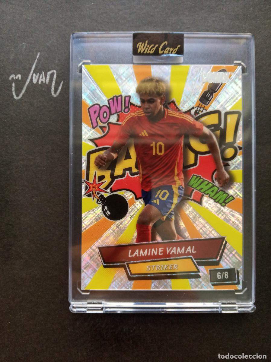 Cromos de f&uacute;tbol: ACOR7-LY NUMERADA #/8 BAANG LAMINE YAMAL ESPA&Ntilde;A BARCELONA ⚽ WILD CARD &reg; COMIX 2025 2026 25 26 NUEVO