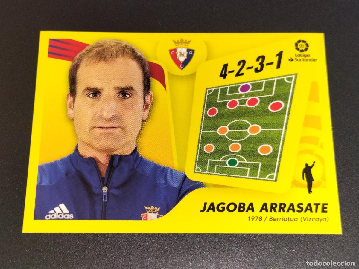 Cromos de f&uacute;tbol: N&ordm; 2 JAGOBA ARRASATE OSASUNA CROMOS LALIGA SANTANDER ESTE LIGA FUTBOL 2021 2022 21 22 PANINI