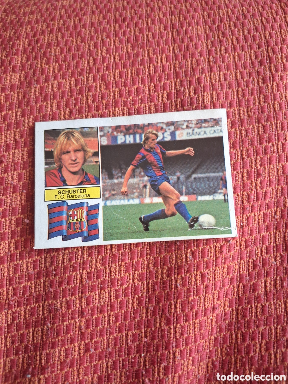 Cromos de f&uacute;tbol: Liga este 82 83 schuster del Barcelona recuperado del &aacute;lbum ver fotos