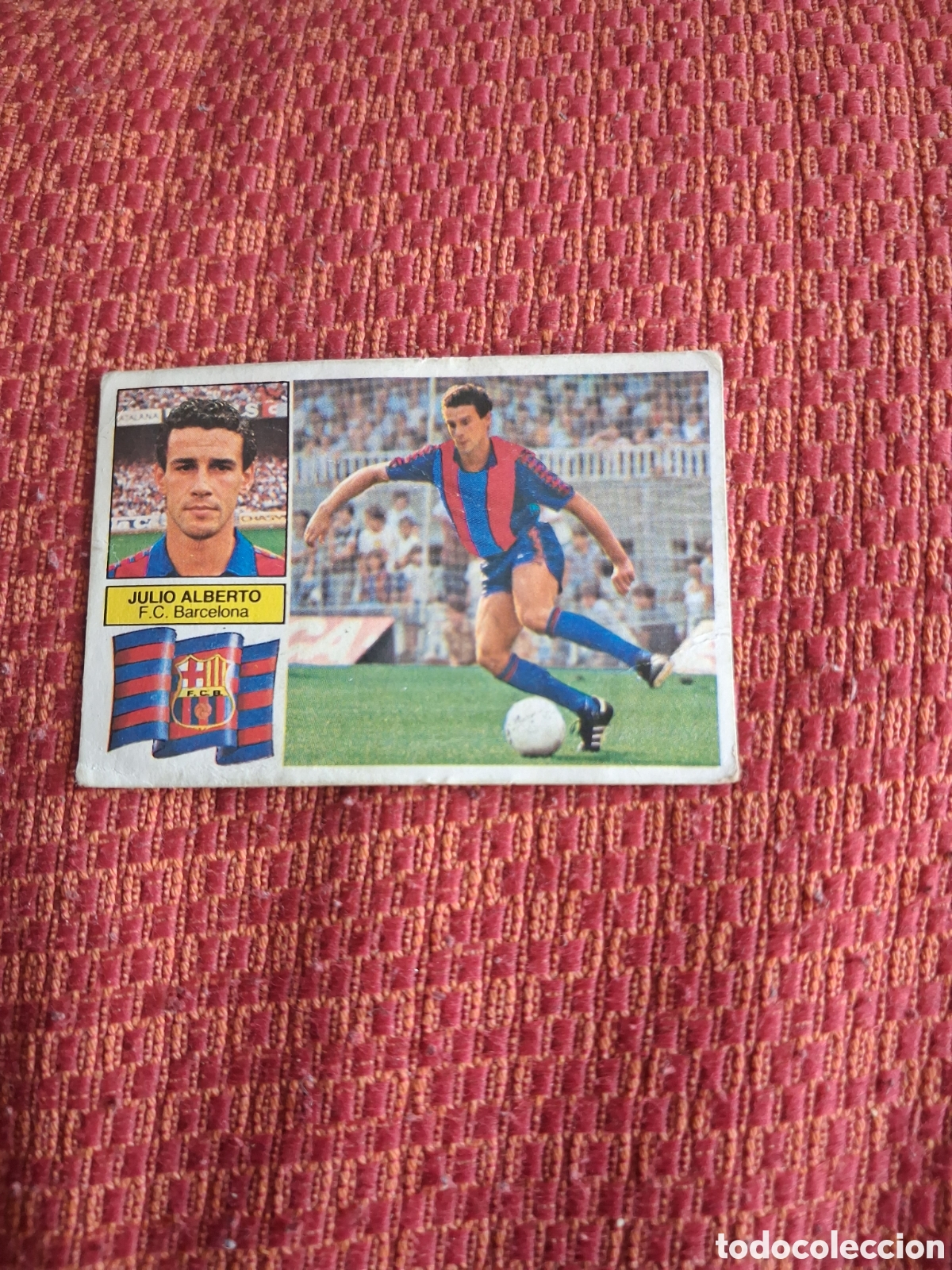 Cromos de f&uacute;tbol: Liga este 82 83 julio Alberto del Barcelona recuperado del &aacute;lbum ver fotos
