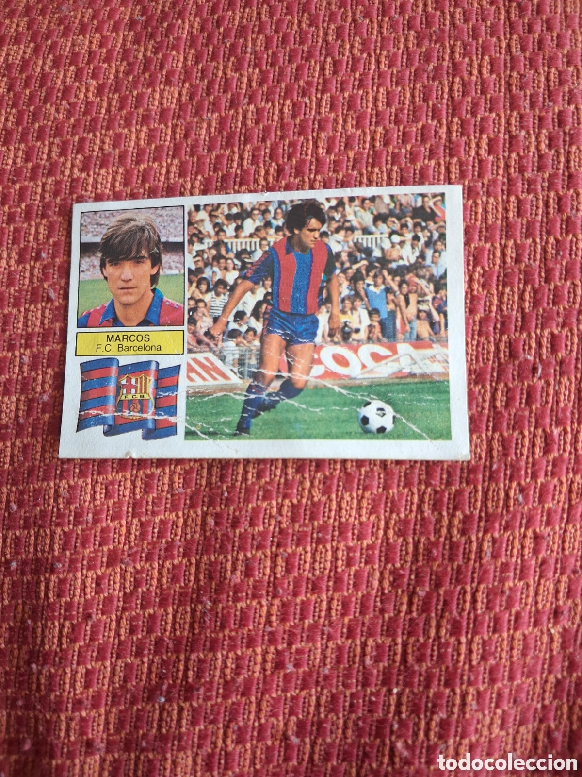 Cromos de f&uacute;tbol: Liga este 82 83 marcos del Barcelona recuperado del &aacute;lbum ver fotos