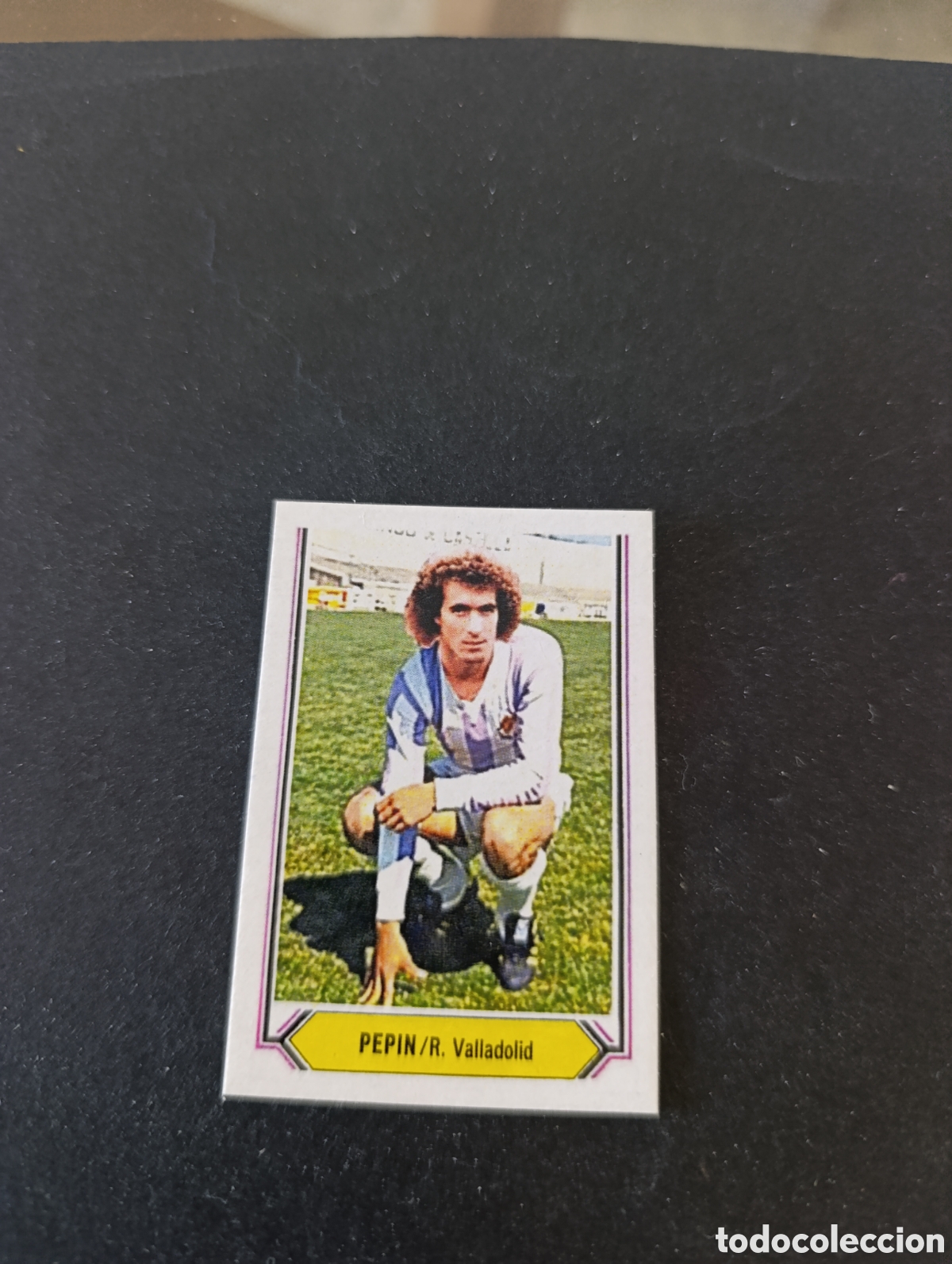 Cromos de f&uacute;tbol: Cromo Pep&iacute;n Valladolid Liga Este 80 81, ampliaci&oacute;n de la colecci&oacute;n.