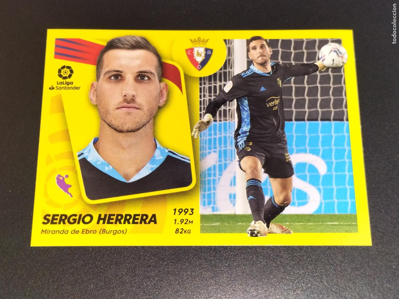 Cromos de f&uacute;tbol: N&ordm; 5 SERGIO HERRERA OSASUNA CROMOS LALIGA SANTANDER ESTE LIGA FUTBOL 2021 2022 21 22 PANINI