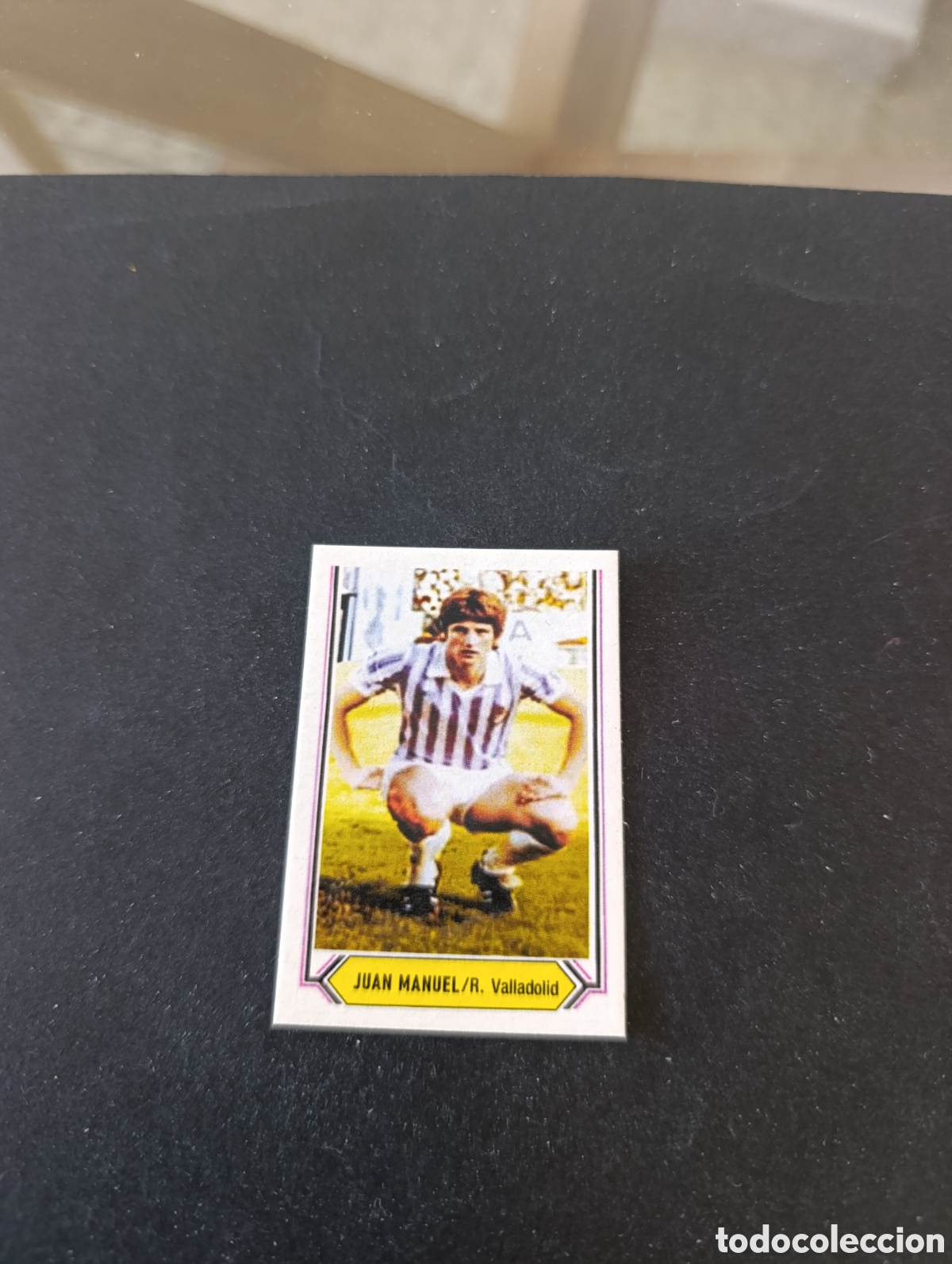 Cromos de f&uacute;tbol: Cromo Juan Manuel Valladolid Liga Este 80 81, ampliaci&oacute;n de la colecci&oacute;n.