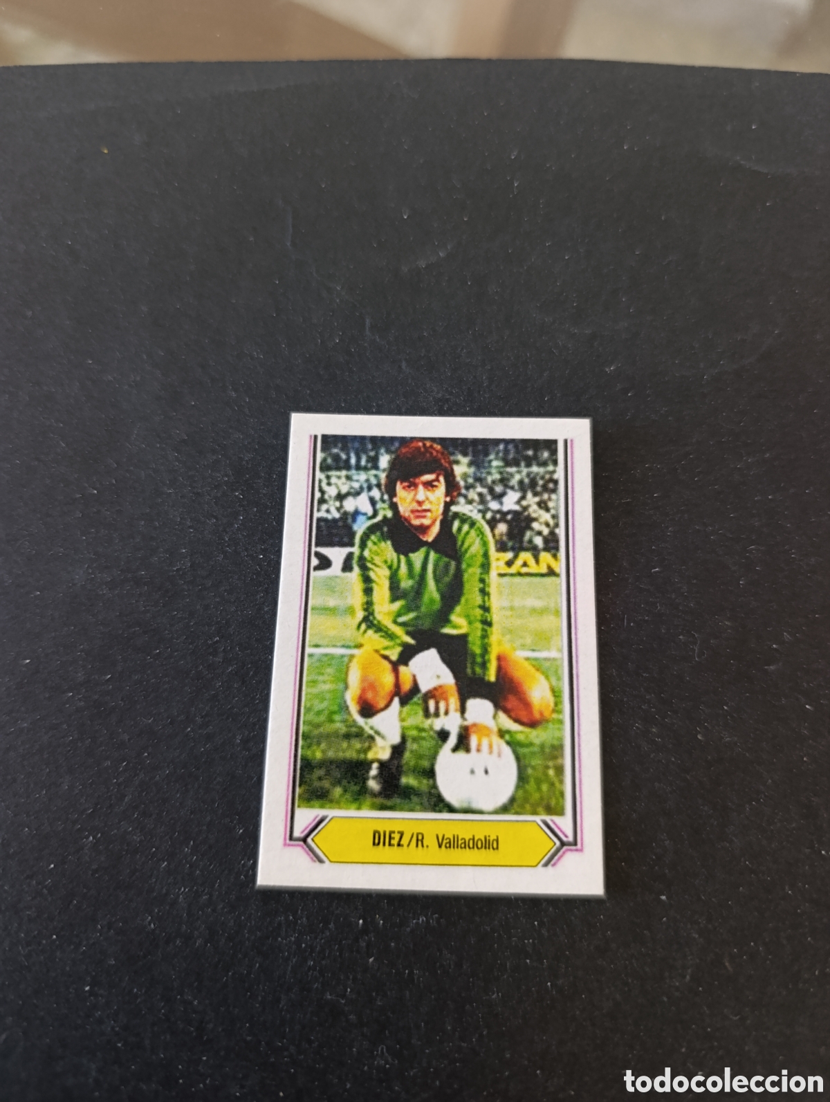 Cromos de f&uacute;tbol: Cromo D&iacute;ez Valladolid Liga Este 80 81, ampliaci&oacute;n de la colecci&oacute;n.