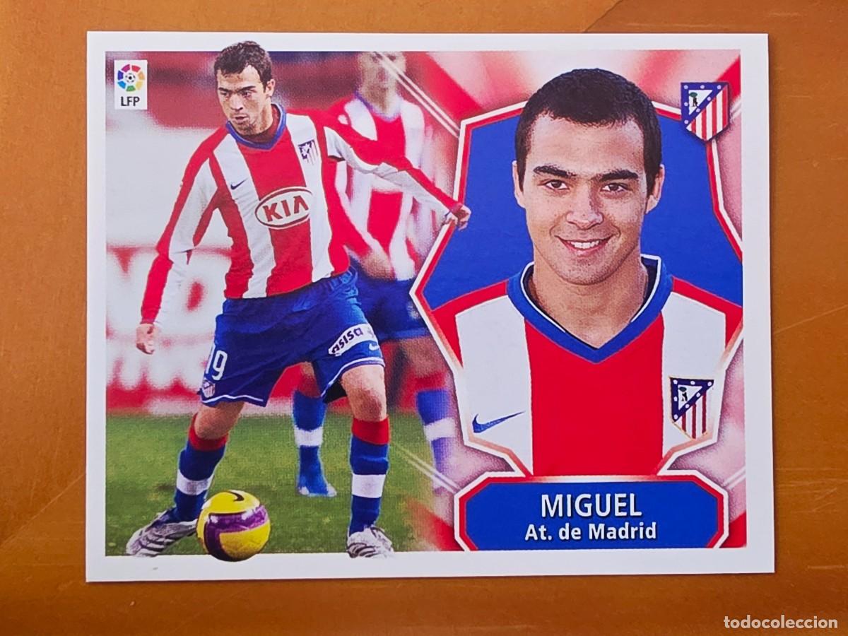 Cromos de f&uacute;tbol: Miguel de las Cuevas, Atl&eacute;tico de Madrid, Panini Ediciones Liga Este 2008 2009 08 09, sin pegar