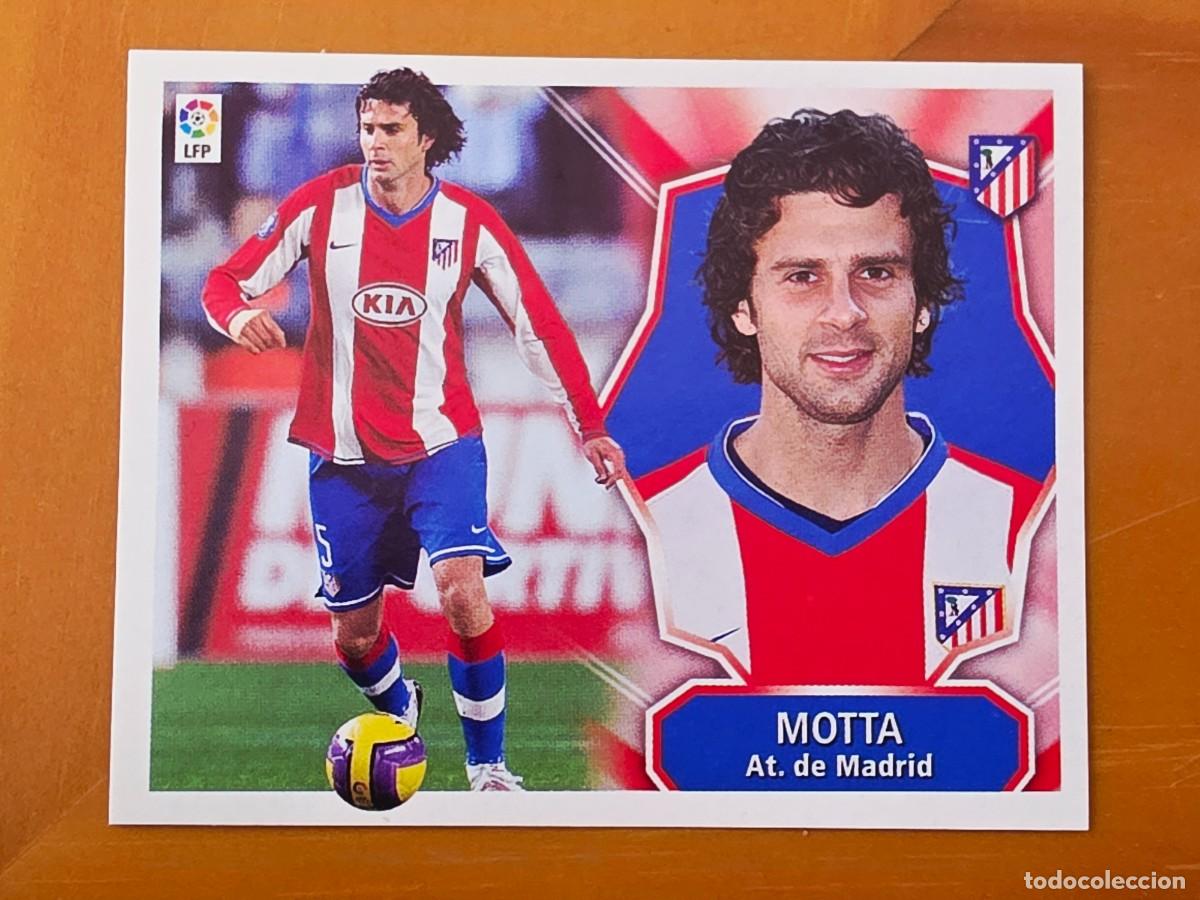 Cromos de f&uacute;tbol: Thiago Motta, Atl&eacute;tico de Madrid, Panini Ediciones Liga Este 2008 2009 08 09, sin pegar