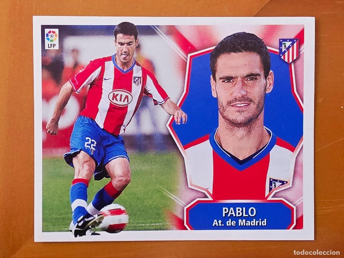 Cromos de f&uacute;tbol: Pablo Ib&aacute;&ntilde;ez, Atl&eacute;tico de Madrid, Panini Ediciones Liga Este 2008 2009 08 09, sin pegar