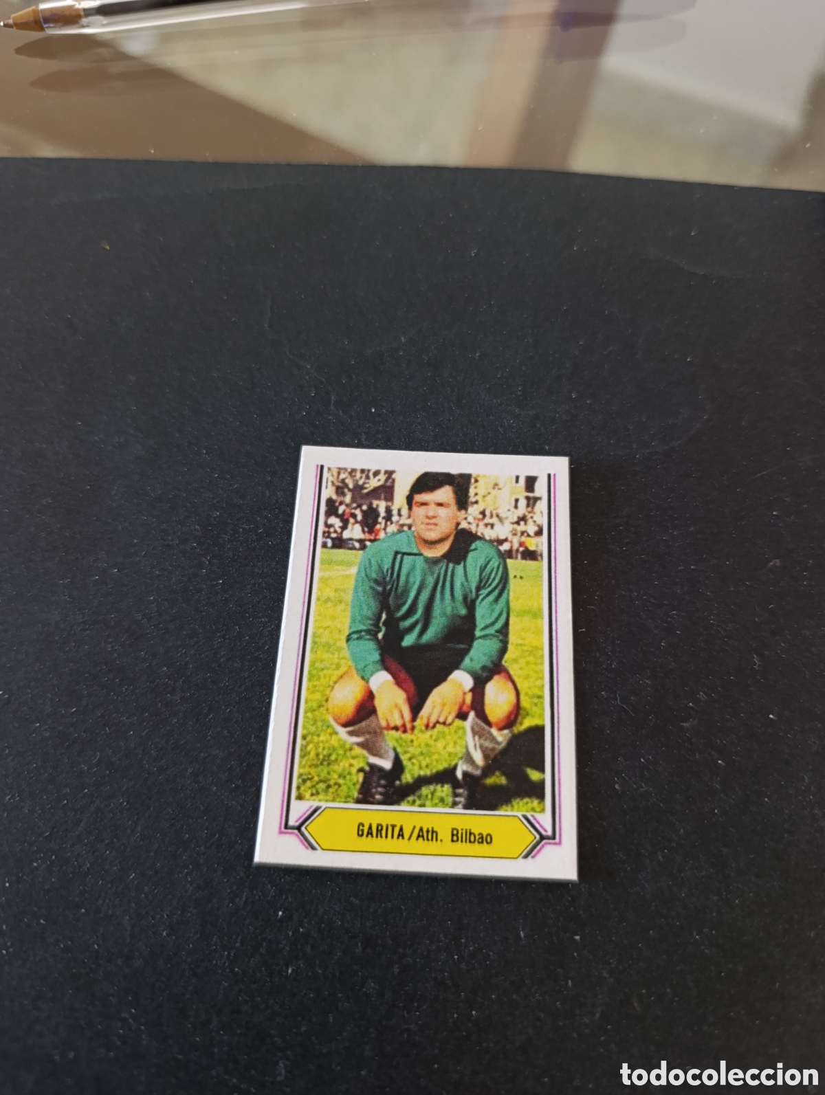 Cromos de f&uacute;tbol: Cromo Garita Athletic Bilbao Liga Este 80 81, ampliaci&oacute;n de la colecci&oacute;n.