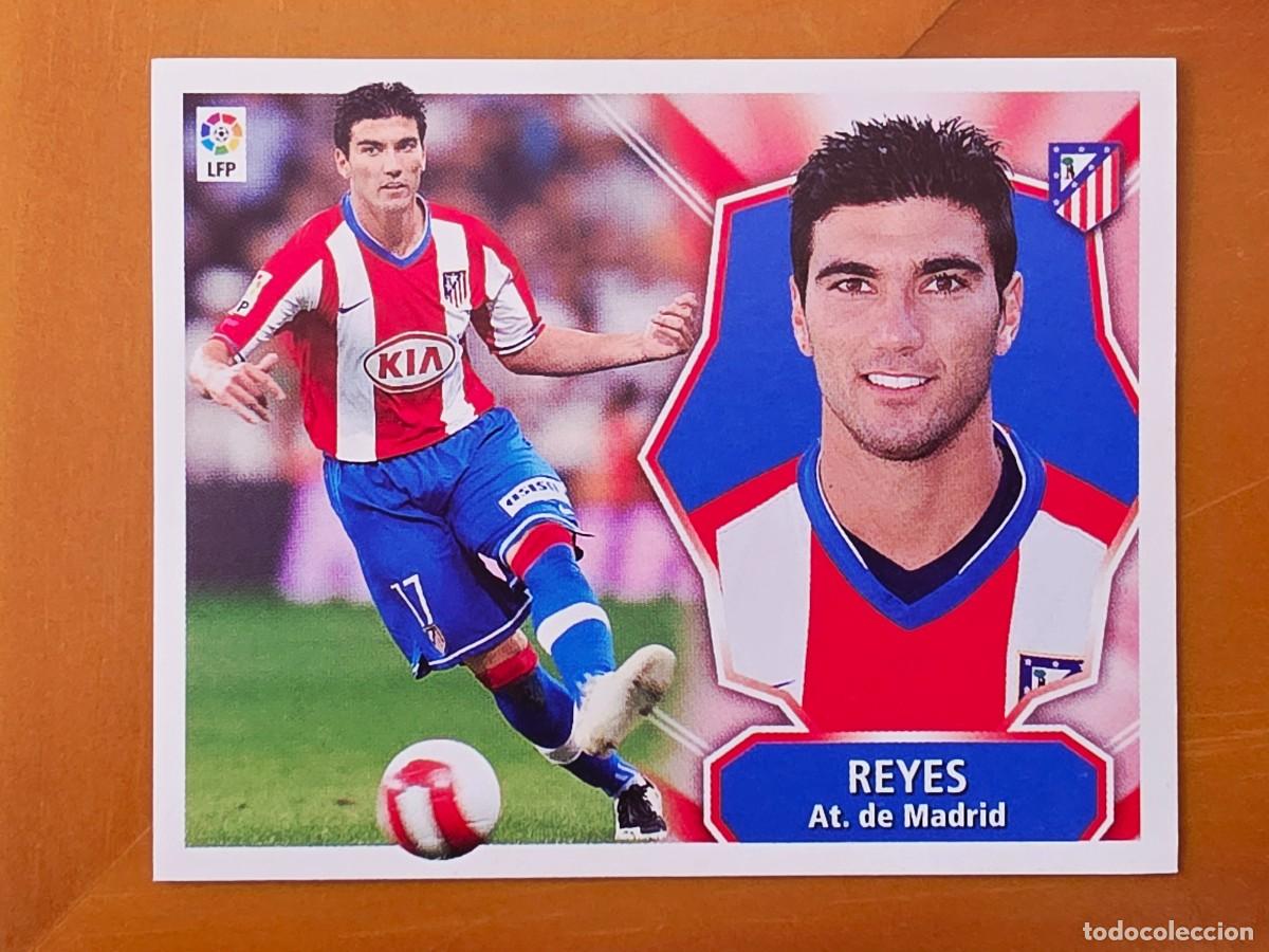 Cromos de f&uacute;tbol: Jos&eacute; Antonio Reyes, Baja, Atl&eacute;tico de Madrid, Panini Ediciones Liga Este 2008 2009 08 09, sin pegar