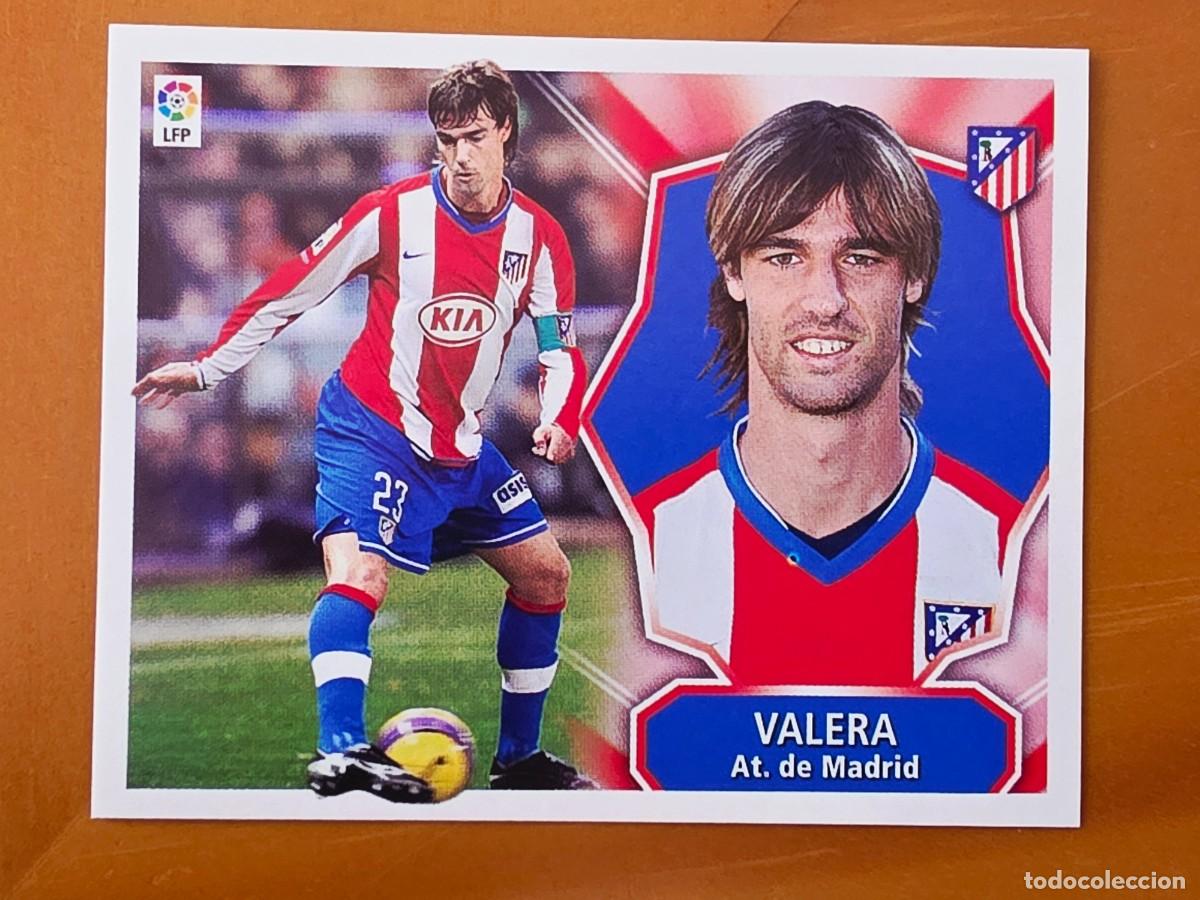 Cromos de f&uacute;tbol: Juan Valera, Atl&eacute;tico de Madrid, Panini Ediciones Liga Este 2008 2009 08 09, sin pegar