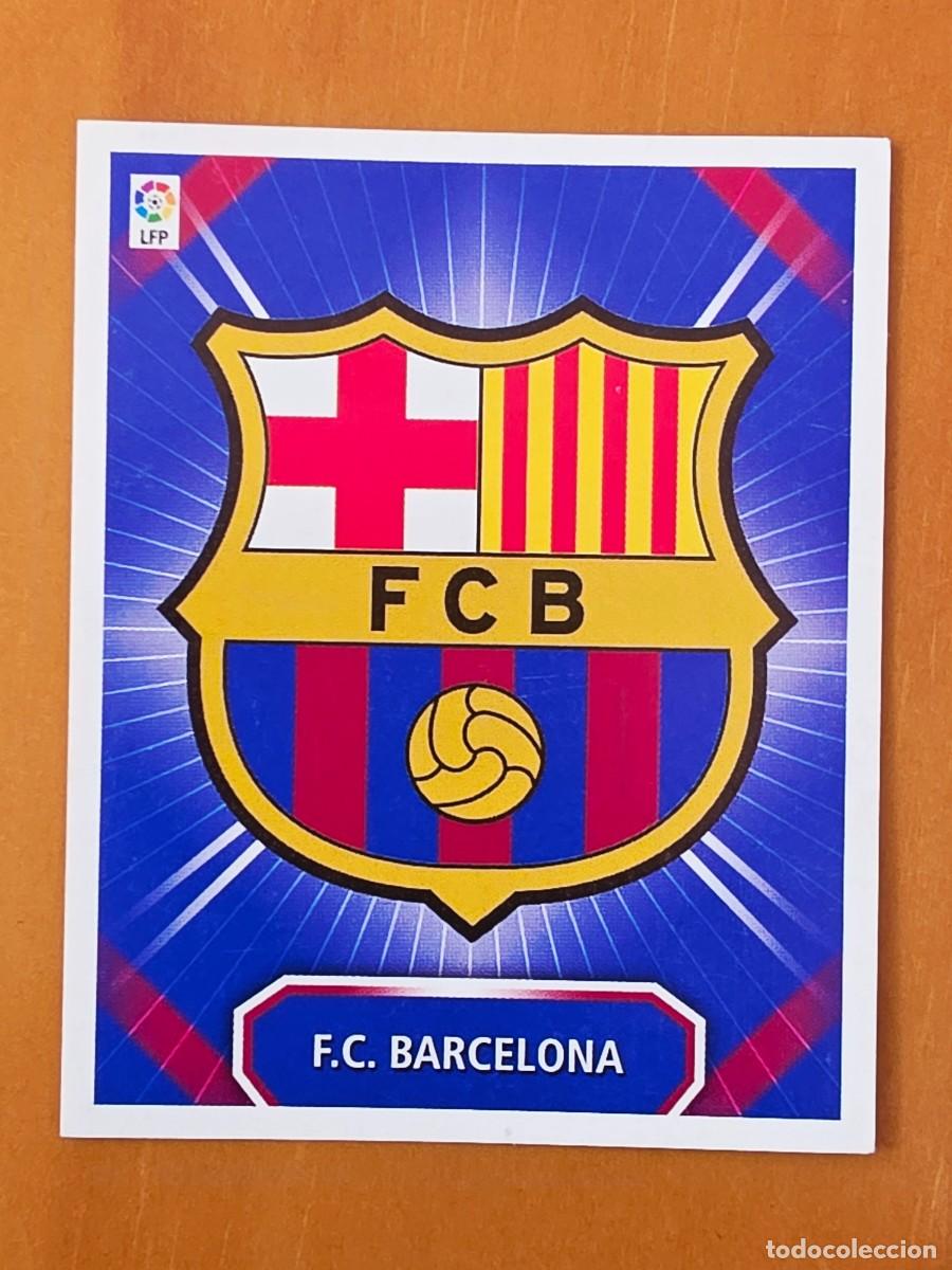 Cromos de f&uacute;tbol: Escudo FC Barcelona, Panini Ediciones Liga Este 2008 2009 08 09, sin pegar