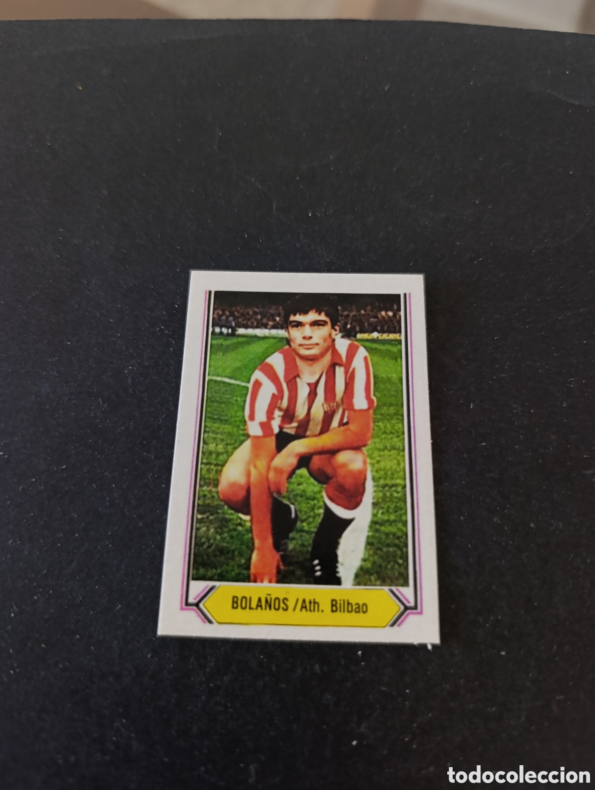 Cromos de f&uacute;tbol: Cromo Bola&ntilde;os Athletic Bilbao Liga Este 80 81, ampliaci&oacute;n de la colecci&oacute;n.