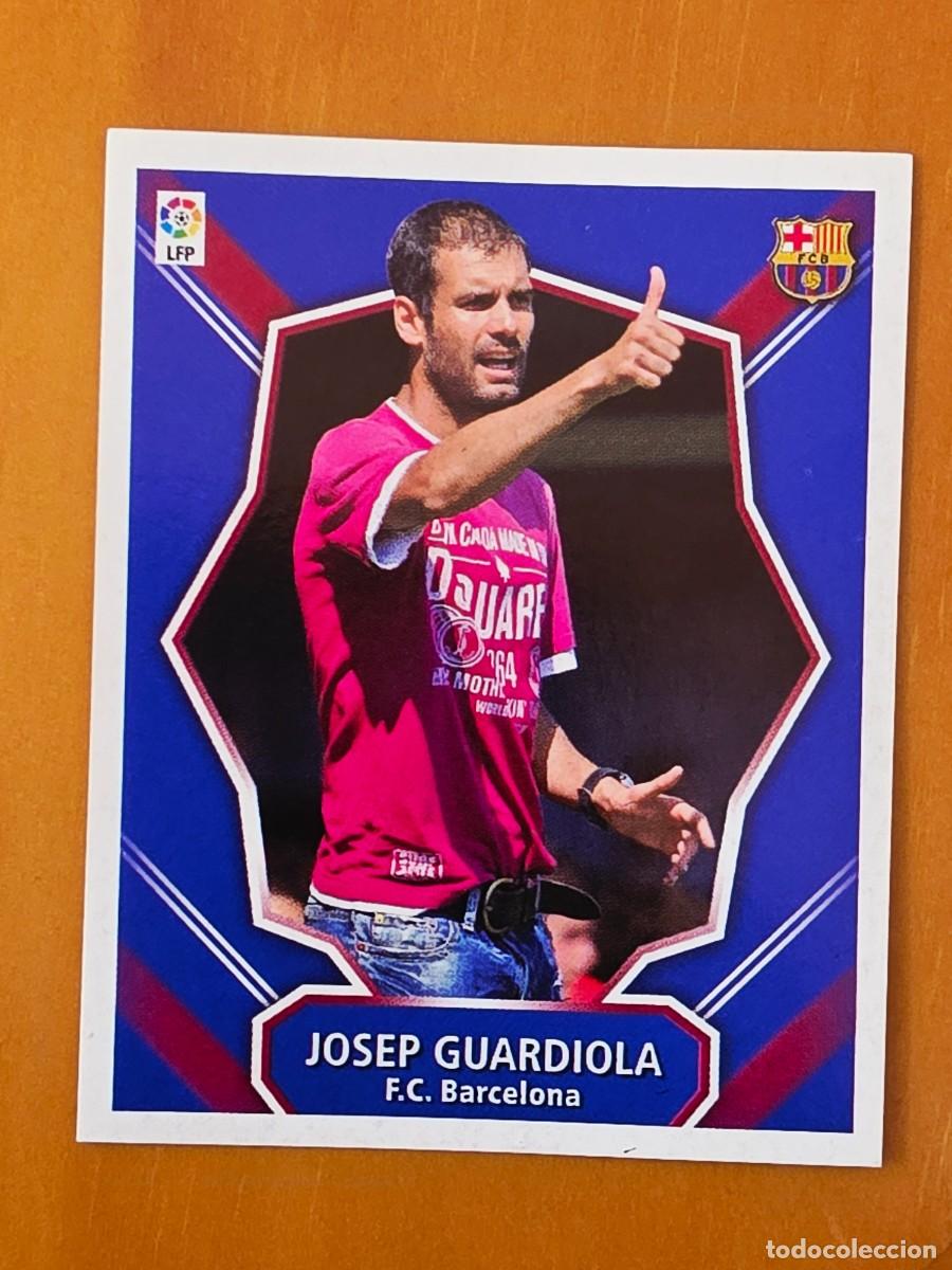 Cromos de f&uacute;tbol: Entrenador Josep Guardiola, FC Barcelona, Panini Ediciones Liga Este 2008 2009 08 09, sin pegar