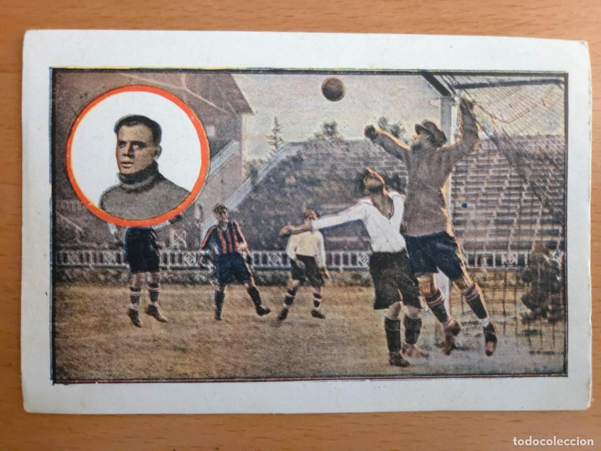 Cromos de f&uacute;tbol: RICARDO ZAMORA &laquo;EL DIVINO&raquo; &ndash; LOS ASES DEL F&Uacute;TBOL &ndash; SERIE 1 N&ordm; 9 &ndash; A&Ntilde;OS 20 &ndash; ESPA&Ntilde;OL