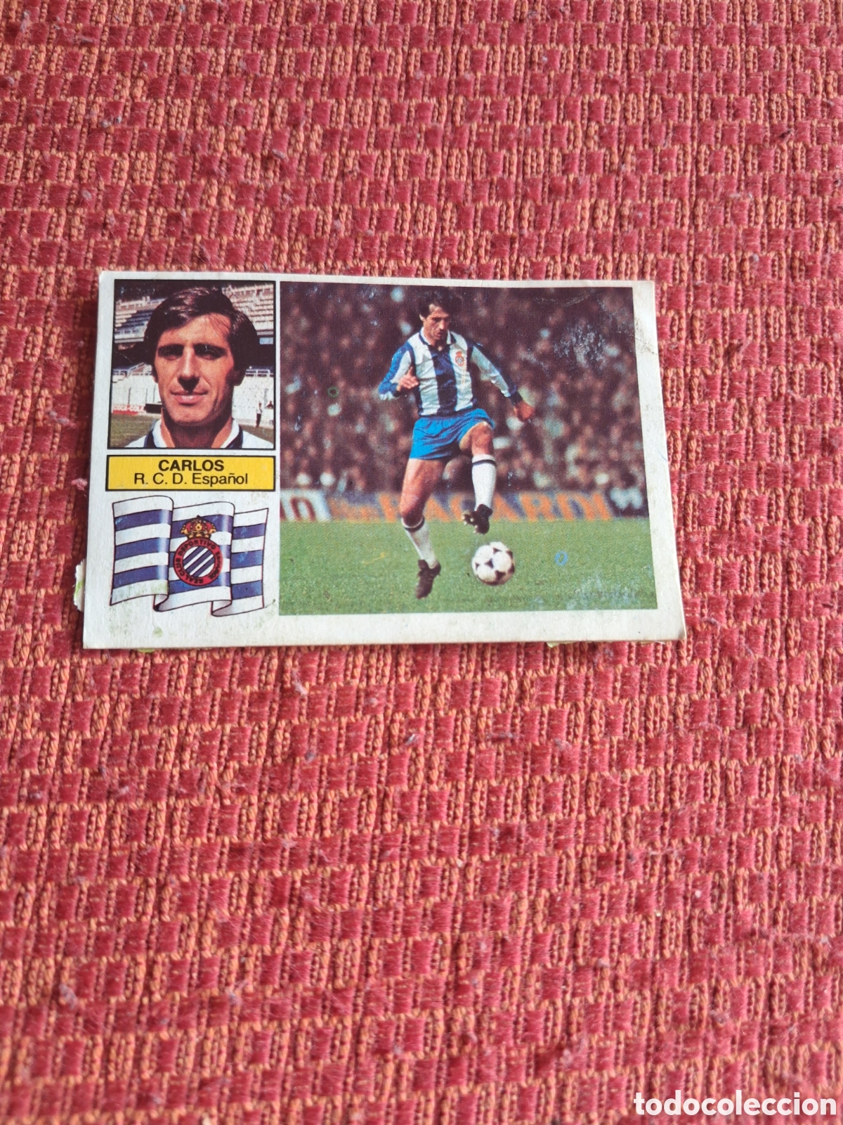Cromos de f&uacute;tbol: Liga este 82 83 Carlos baja del espa&ntilde;ol recuperado del &aacute;lbum ver fotos