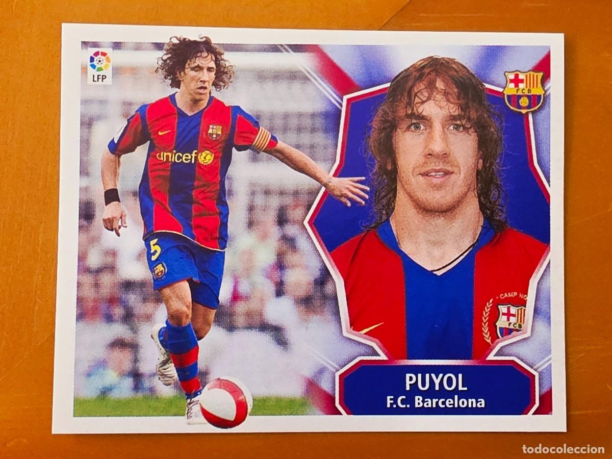 Cromos de f&uacute;tbol: Carles Puyol, FC Barcelona, Panini Ediciones Liga Este 2008 2009 08 09, sin pegar