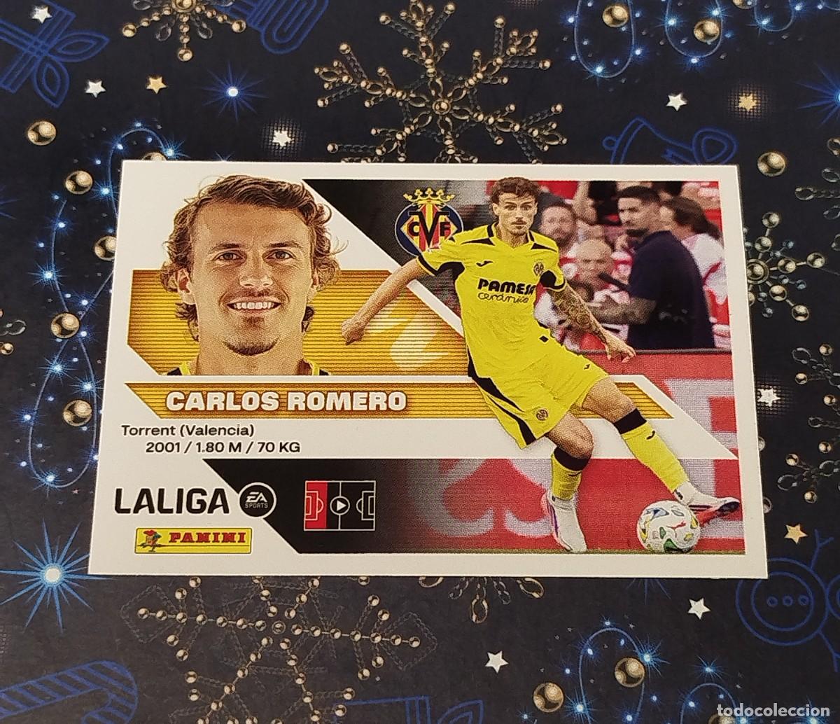 Cromos de f&uacute;tbol: Cromo UF 4 Carlos Romero Liga 26/27