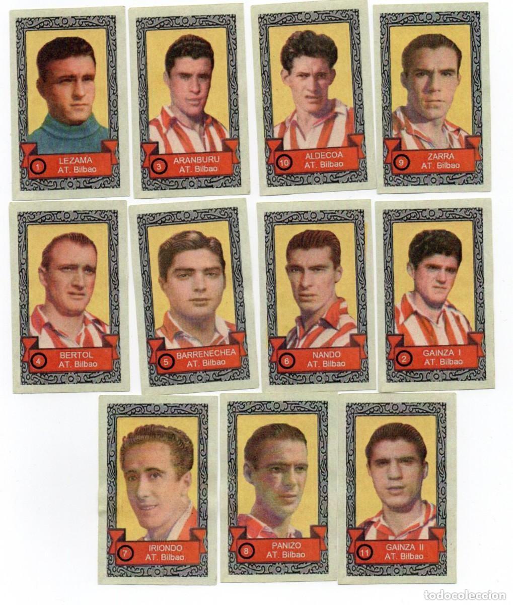 Cromos de f&uacute;tbol: ATLETICO DE BILBAO COMPLETO TEMPORADA 1947-48. FACSIMIL