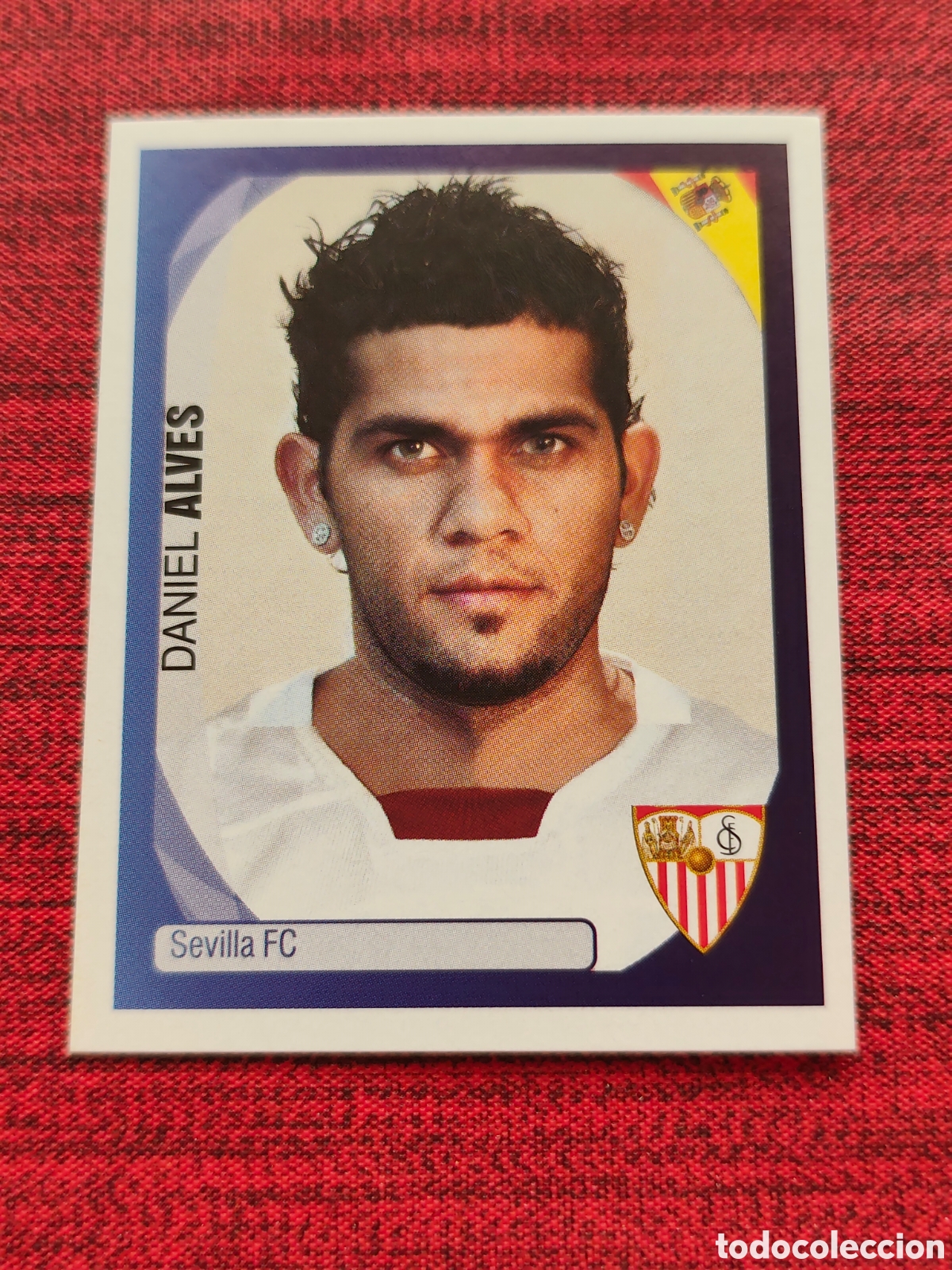 Cromos de f&uacute;tbol: 504 DANI ALVES SEVILLA UEFA CHAMPIONS LEAGUE 2007 2008 PANINI