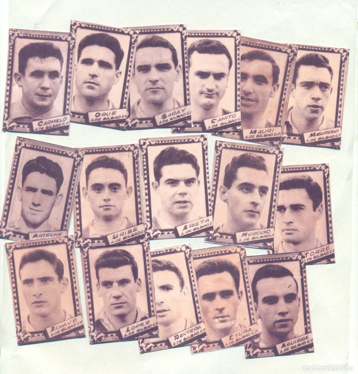 Cromos de Futebol: ATLETICO DEBILBAO EQUIPO COMPLETO FHER 59-60 FACSIMIL
